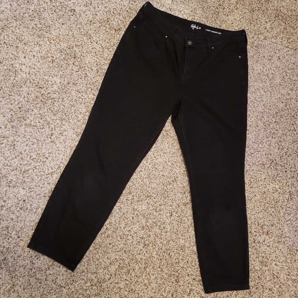 Black Skinny Capris - Style&Co